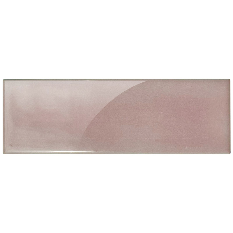 Beret Rose Gloss Porcelain Brick Tile